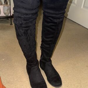 Black Over-the-Knee Boots
